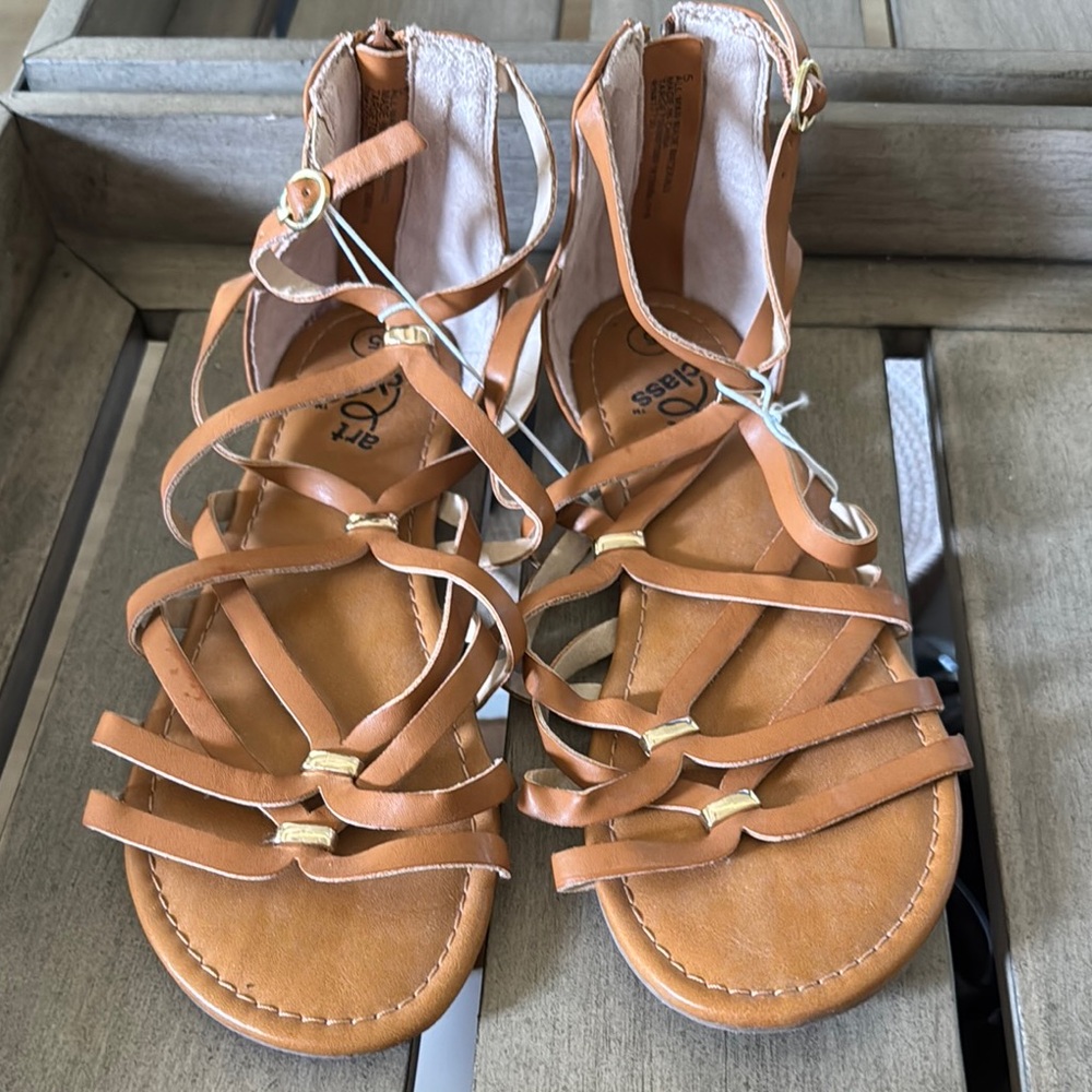Art Class Tan Gladiator Sandals